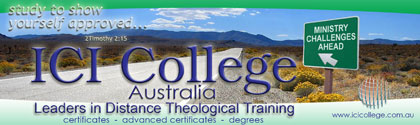 Study for your theological degree with ICI College